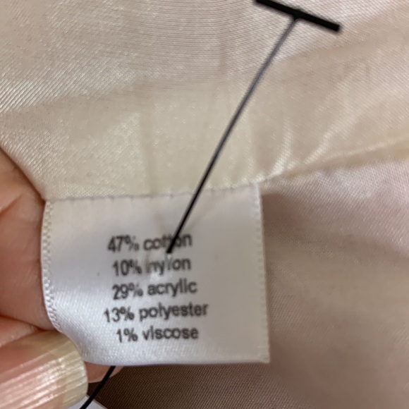 Markarian Rainbow Belted Tweed Blazer Jacket‎ - Orange Pink Cream Striped - Picture 6 of 6